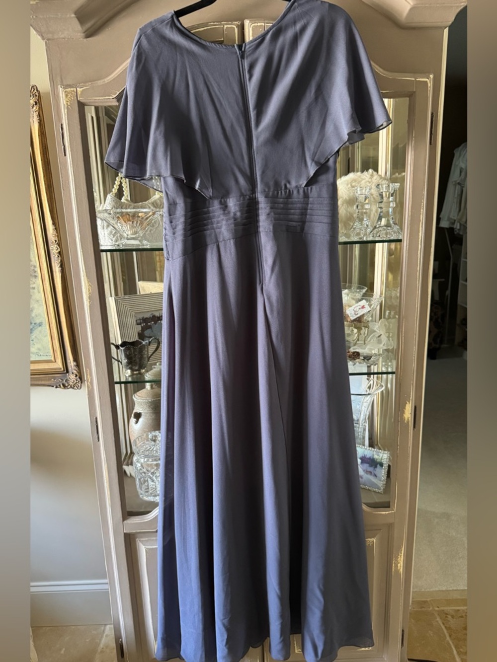 Slate Blue Evening Gown - Picture 6 of 7